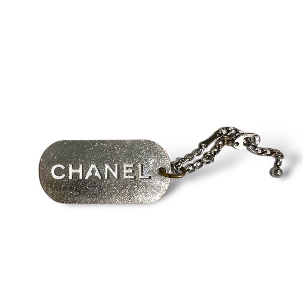 CHANEL Dog Tag Charm 2004 Season V (Continuous)